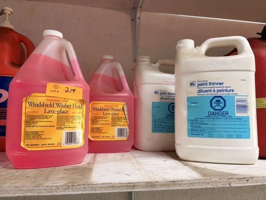 Windshield Wash, Paint Thinner