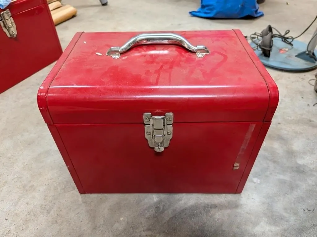 Red Tool Box 13"x10"x10