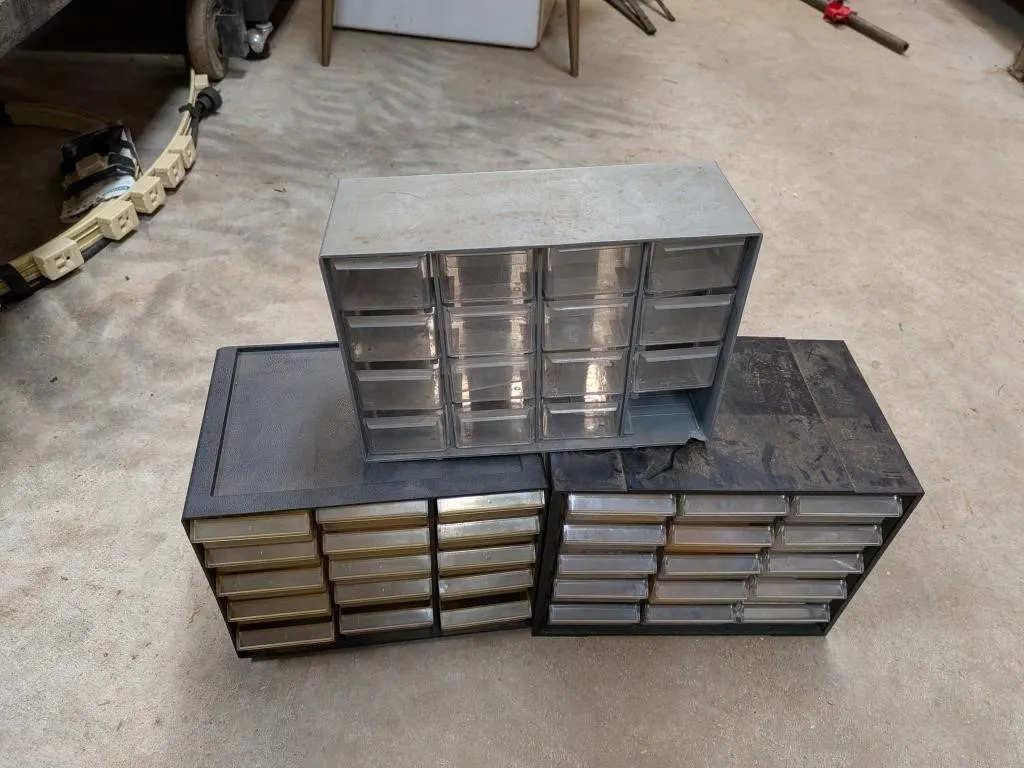 3 Plastic Tool Organizer 9"x7"x7.5"
