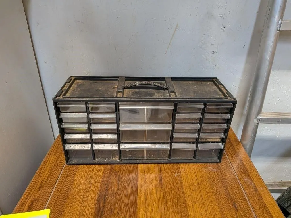 Plastic Tool Organizer 19"x7"x9"