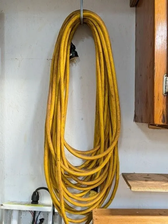 Yellow Heavy Duty Extension Cord.