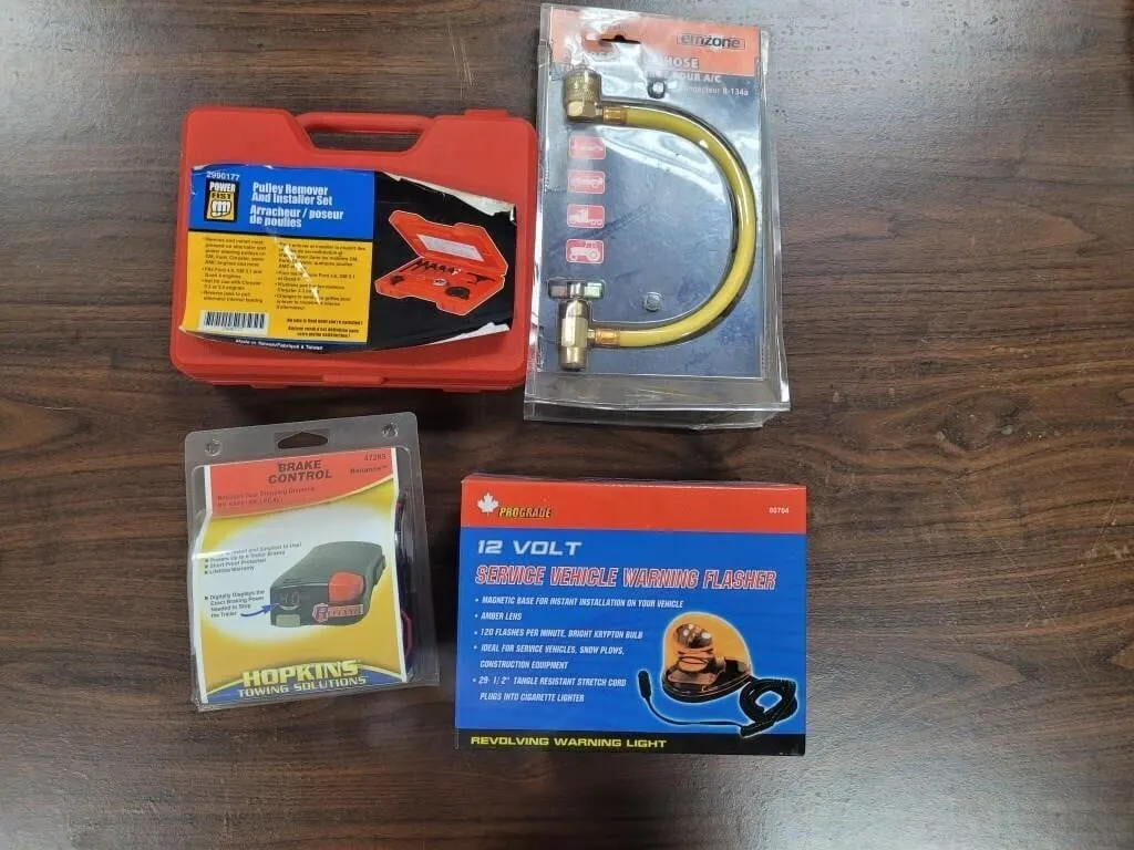 12v Emergency Service Light , AC Recharge Hose ,