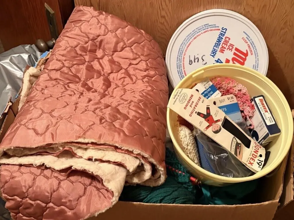 Sewing Table and Fabrics