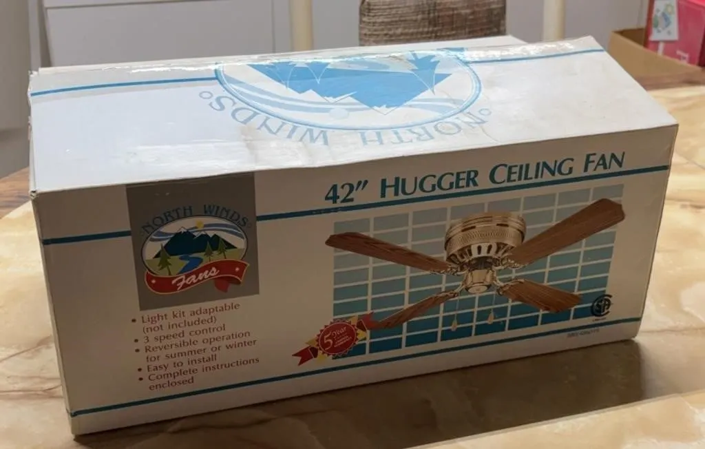 42" Hugger Ceiling Fan