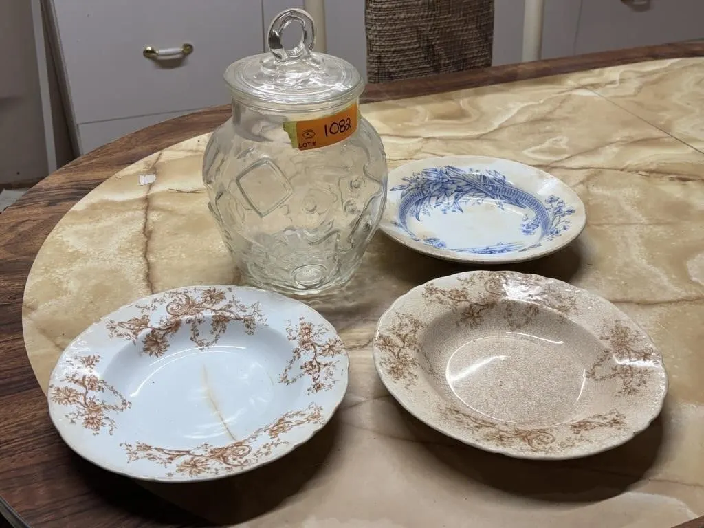 Antique Tableware (bowls), Cookbooks, and more