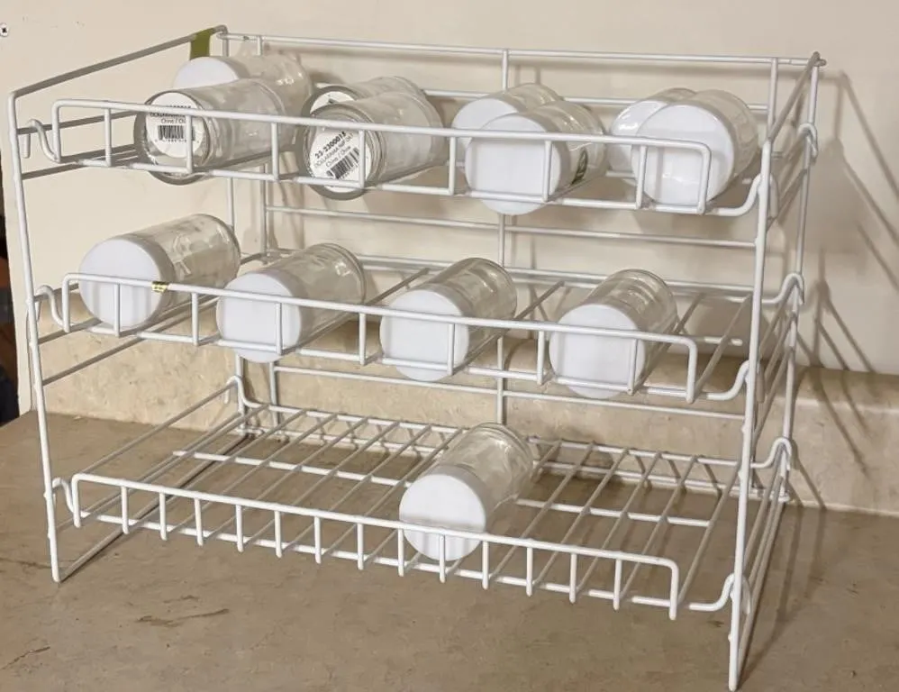 Spice jars/rack