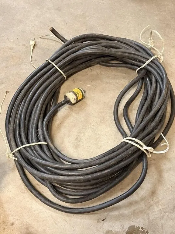 Heavy Duty Electrical Cord- one end