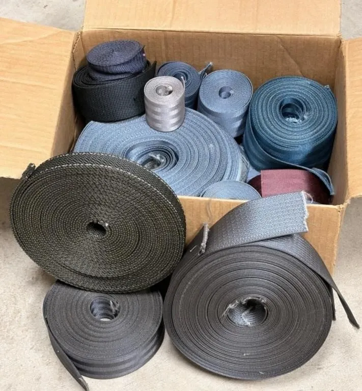 Nylon Webbing/Strapping Blue, Grey