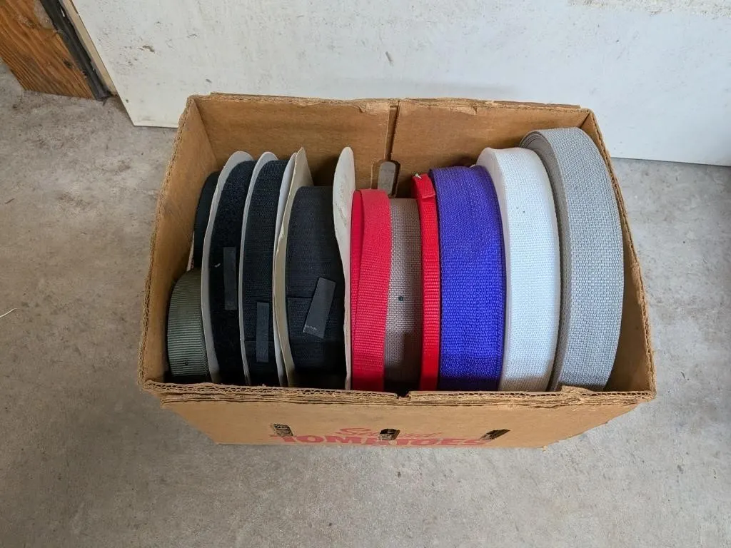 Assorted Colored Webbing Spools