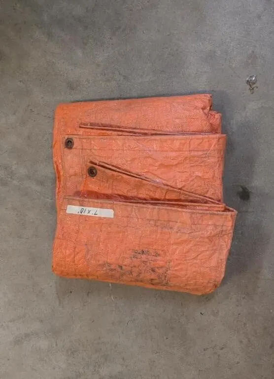 Orange Tarp 7'x10'