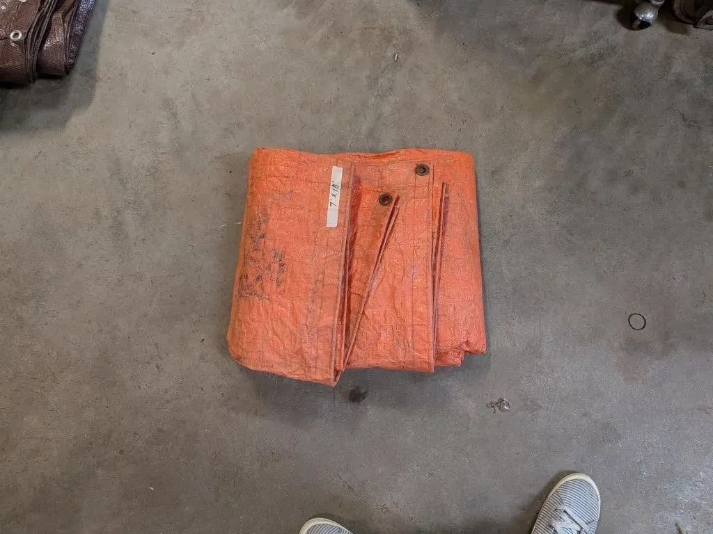 Orange Tarp 7'x10'