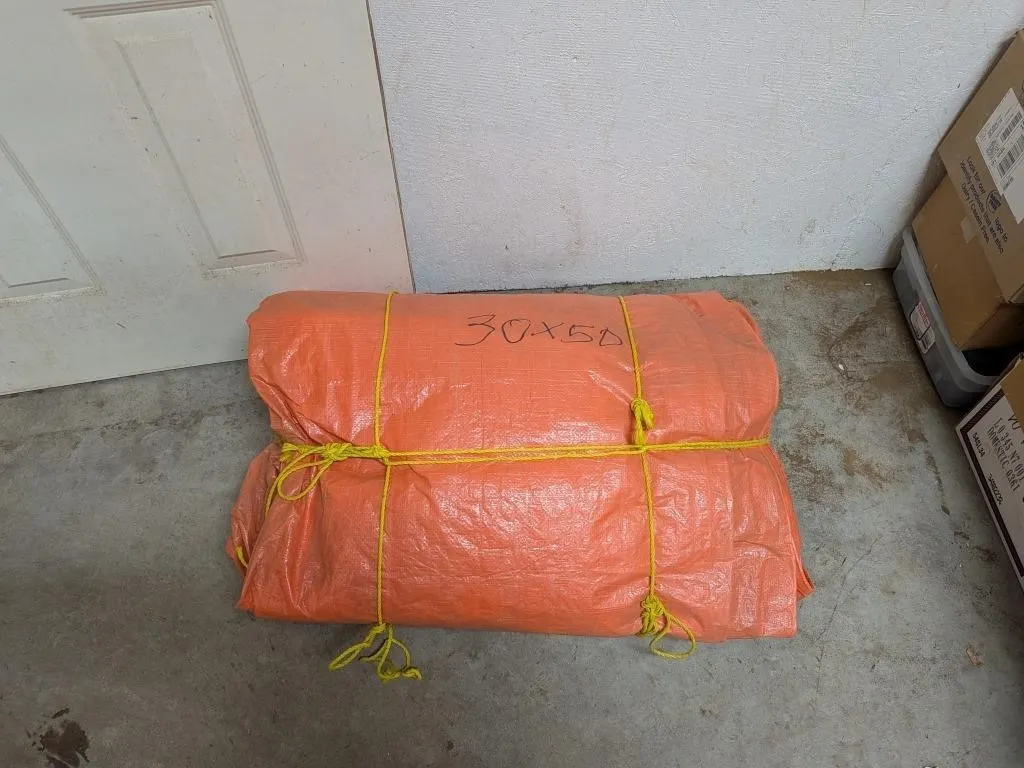 Orange Tarp 30'x50'