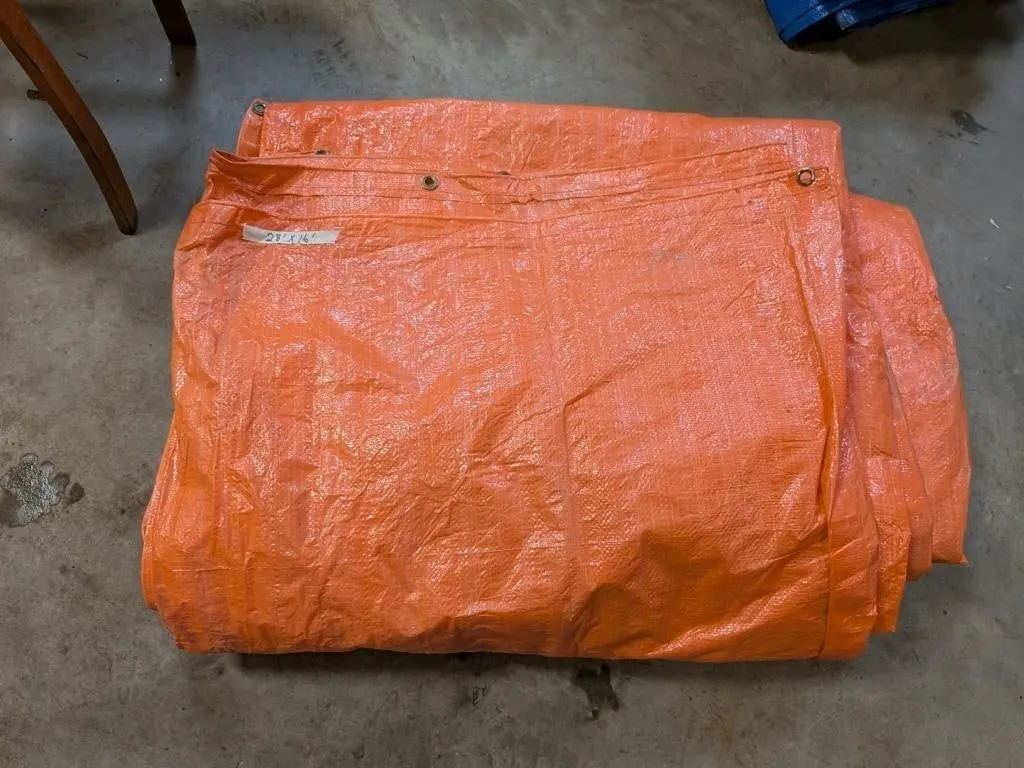 Orange Tarp 28'x16'