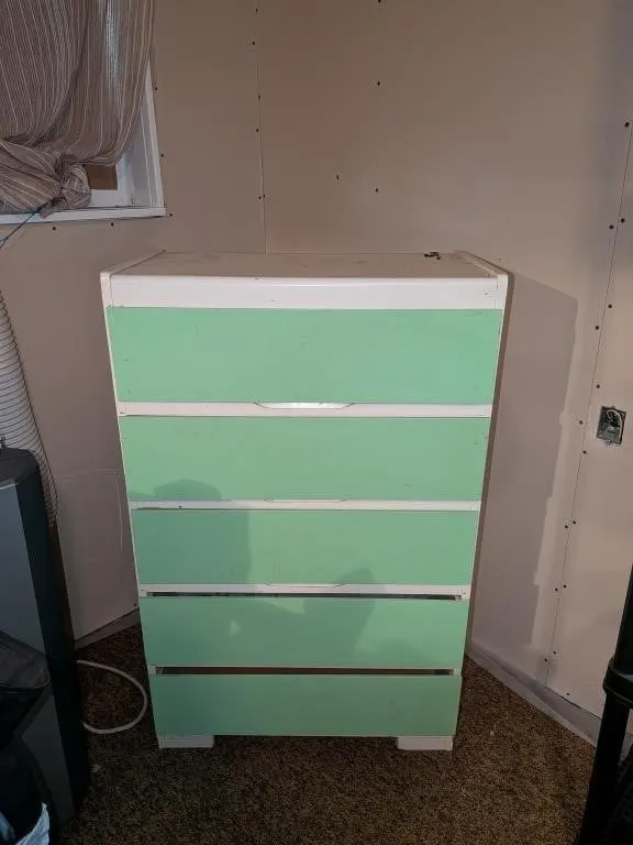 Wooden Dresser 27.5"x15"x44"