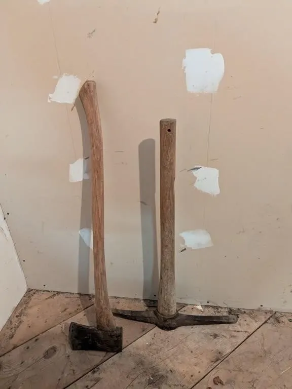 Vintage Axe and Pick Axe