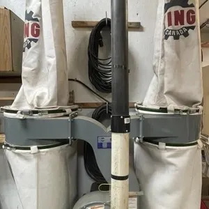 King Canada 9A dual bag dust collector. Model