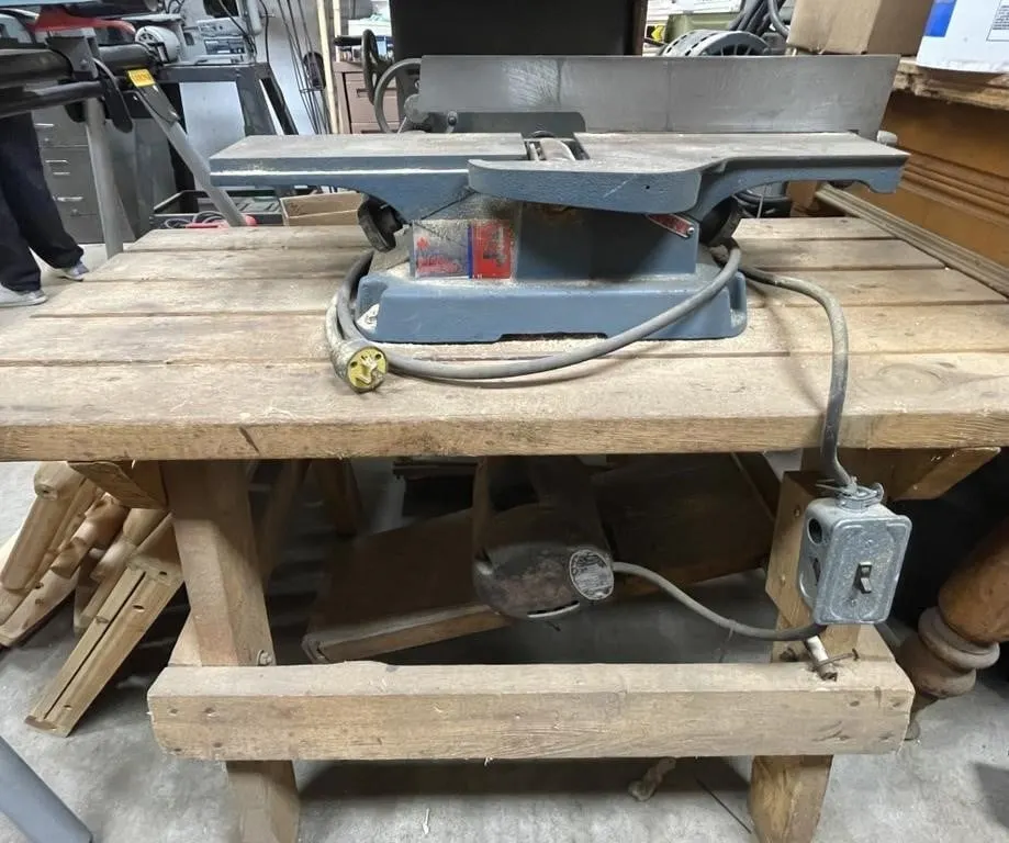 Vintage National Power Tools 4" Wood Jointer.