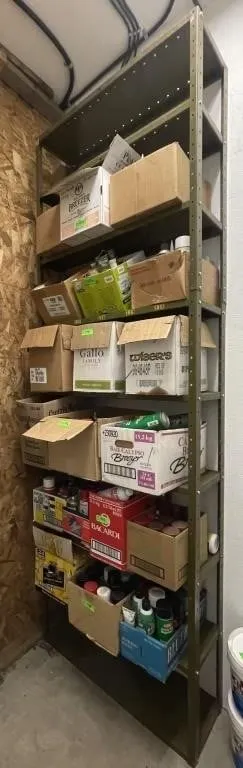 Multi-tier heavy duty shelf. Approx.