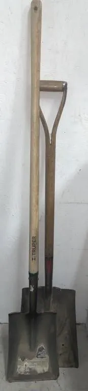Two share point shovels.