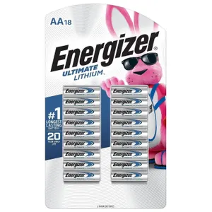 Energizer Ultimate Lithium AA Batteries 18pk