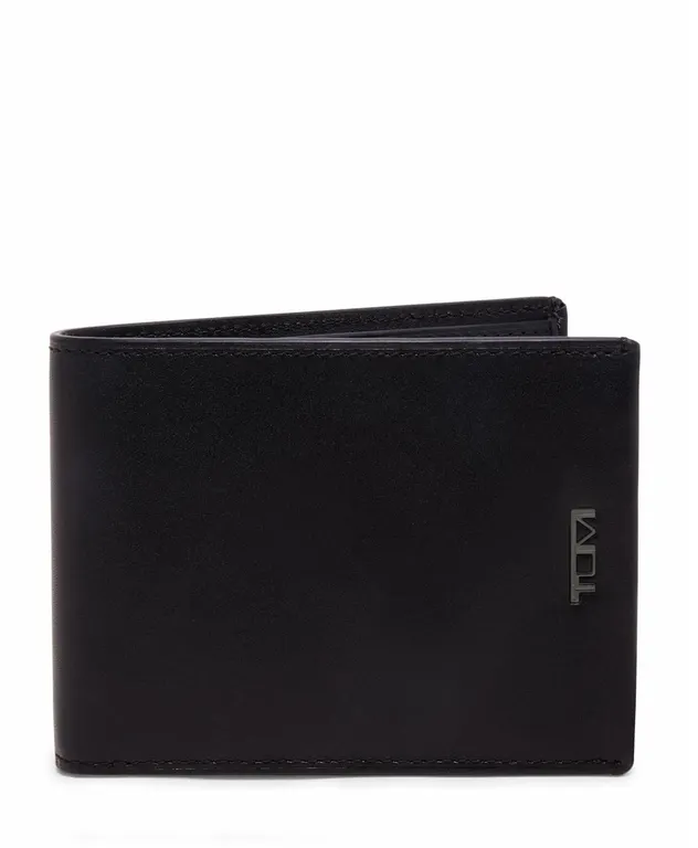Tumi Nassau Double Billfold RFID Wallet Black