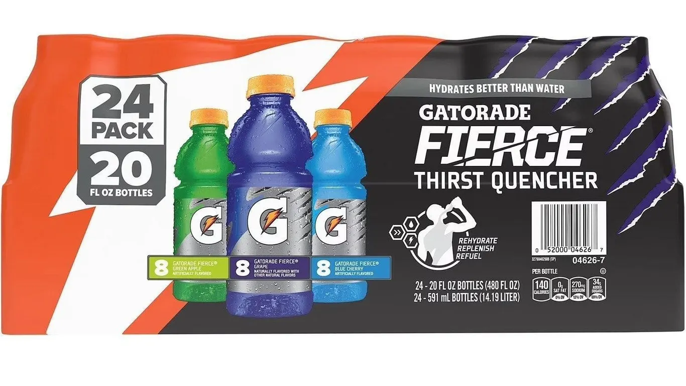 Gatorade Fierce Thirst Quencher 20oz 24pk