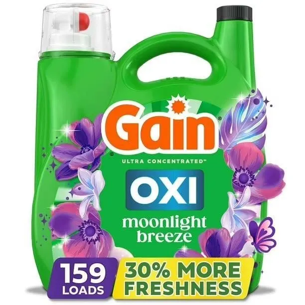 GainOxi Liquid Laundry Detergent 170 Fl Oz