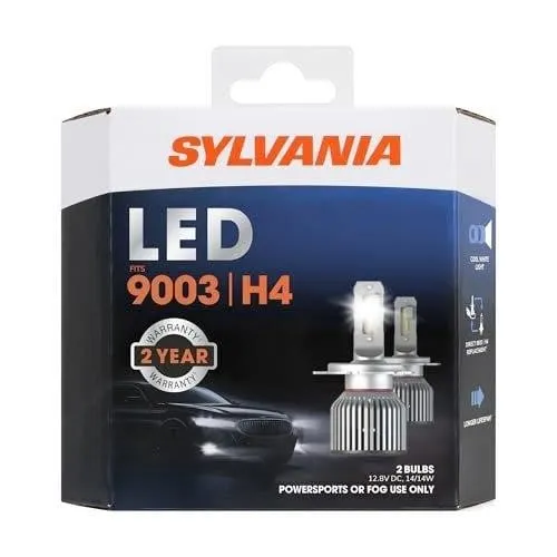 Sylvania 9003 LED Fog Light Bulbs 6000K