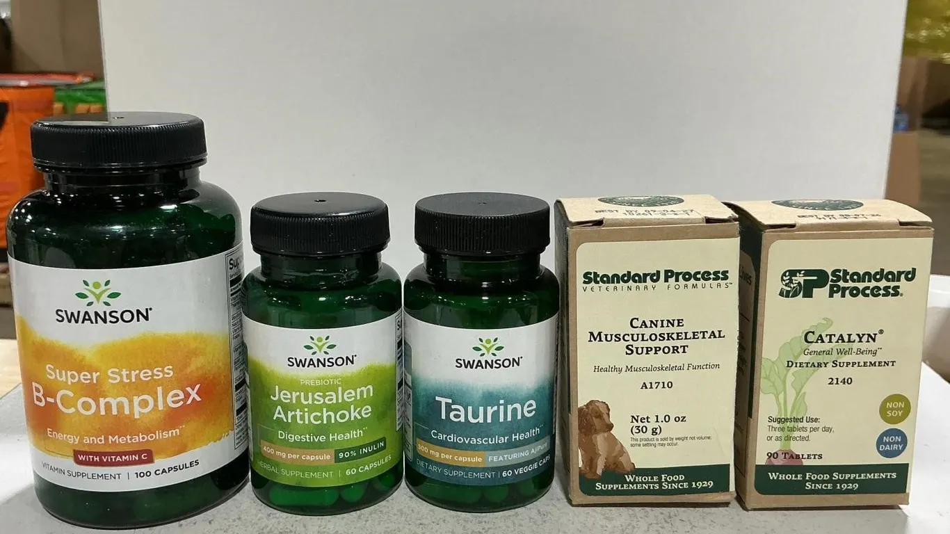 Mixed Lot Of Swanson Standard Process Supplements