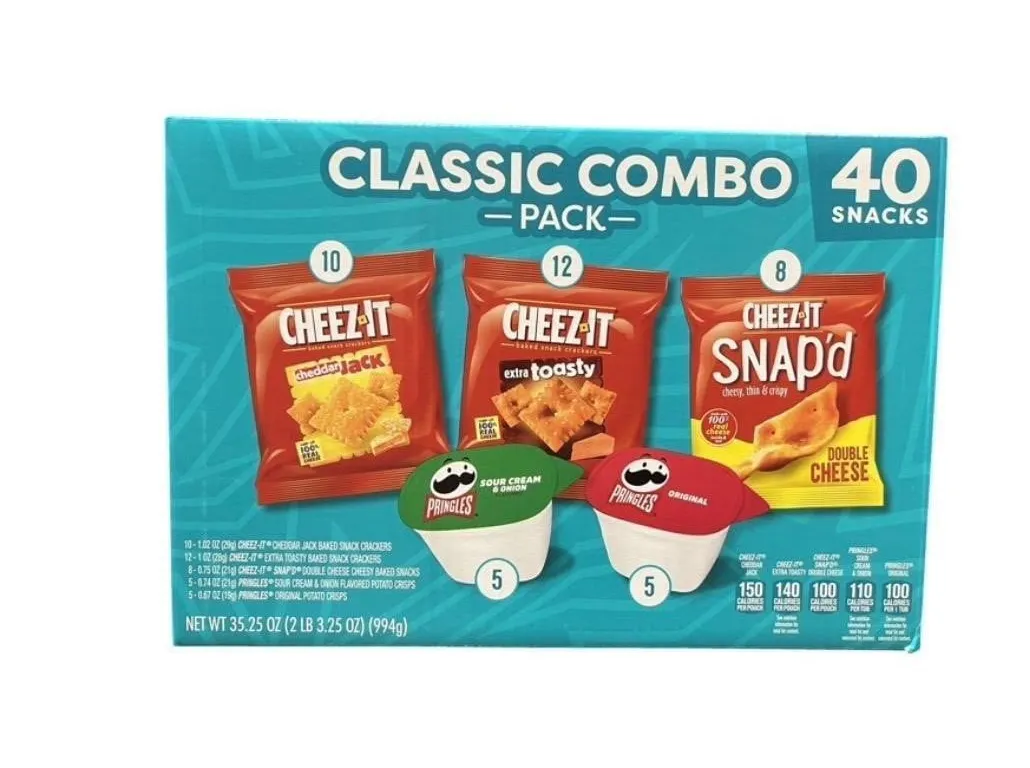 Cheez-It Pringles Classic Combo Snack 40ct
