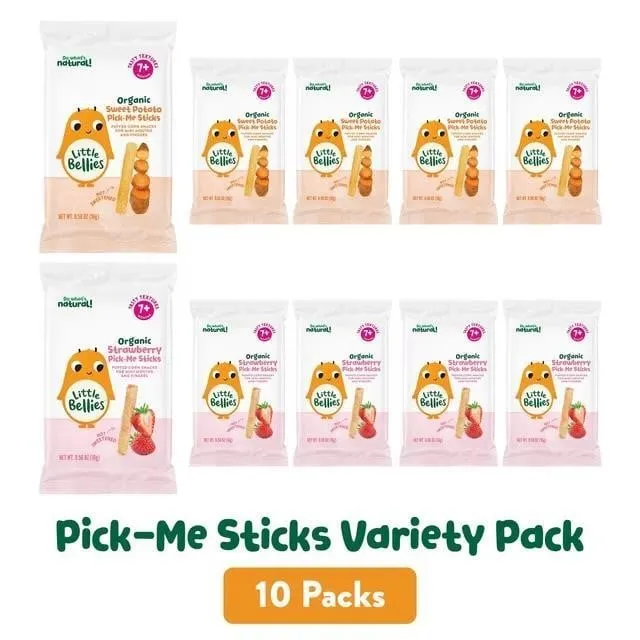 Little Bellies Pick-Me Sticks Variety Pack 10ct
