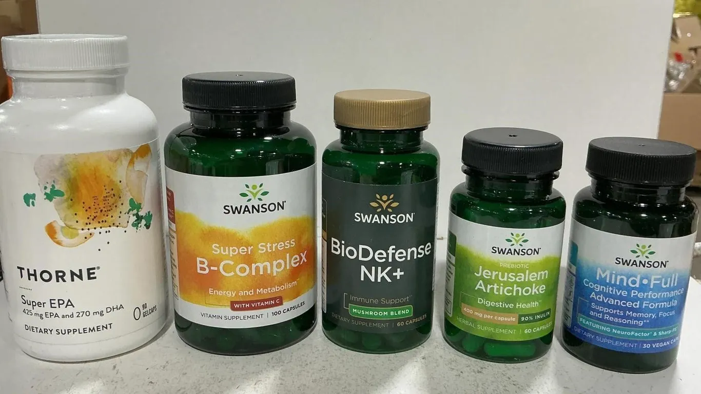 Mixed Lot Of Thorne Swanson Dietary Supplements