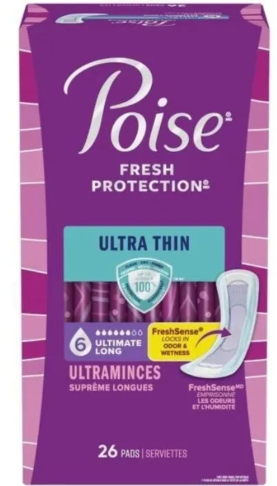 Poise Postpartum Incontinence Pads 5 Drop Max Abs