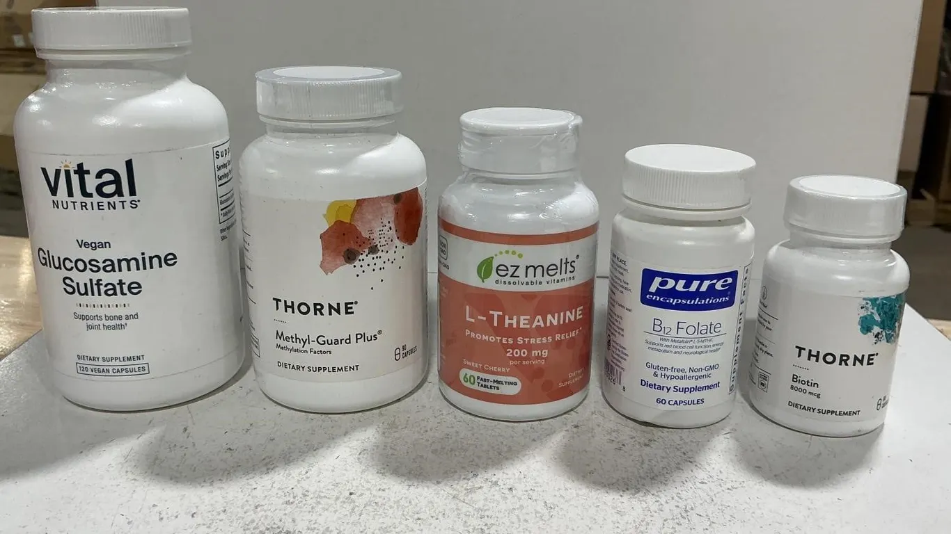 Mixed Lot Of Vital Nutrients Thorne Pure...