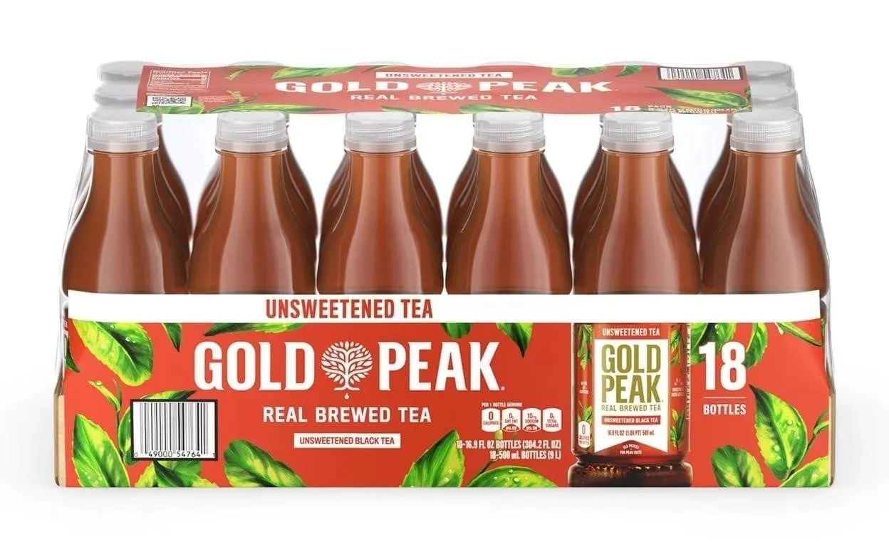 Gold Peak Unsweetened Tea 16.9oz 18pk