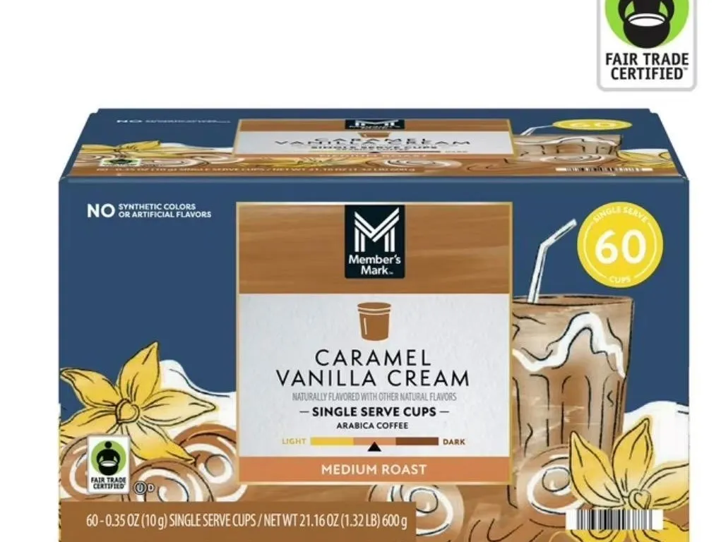 Caramel Vanilla Cream Coffee Pods 60ct