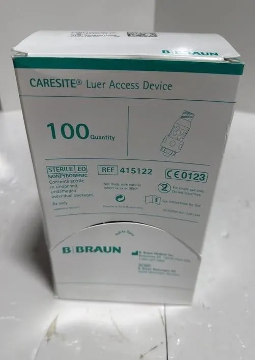 Braun Caresite Luer Access Device 100ct