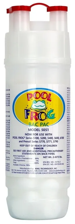 King Technology 01-03-5880 Pool Frog Chlorine Pac