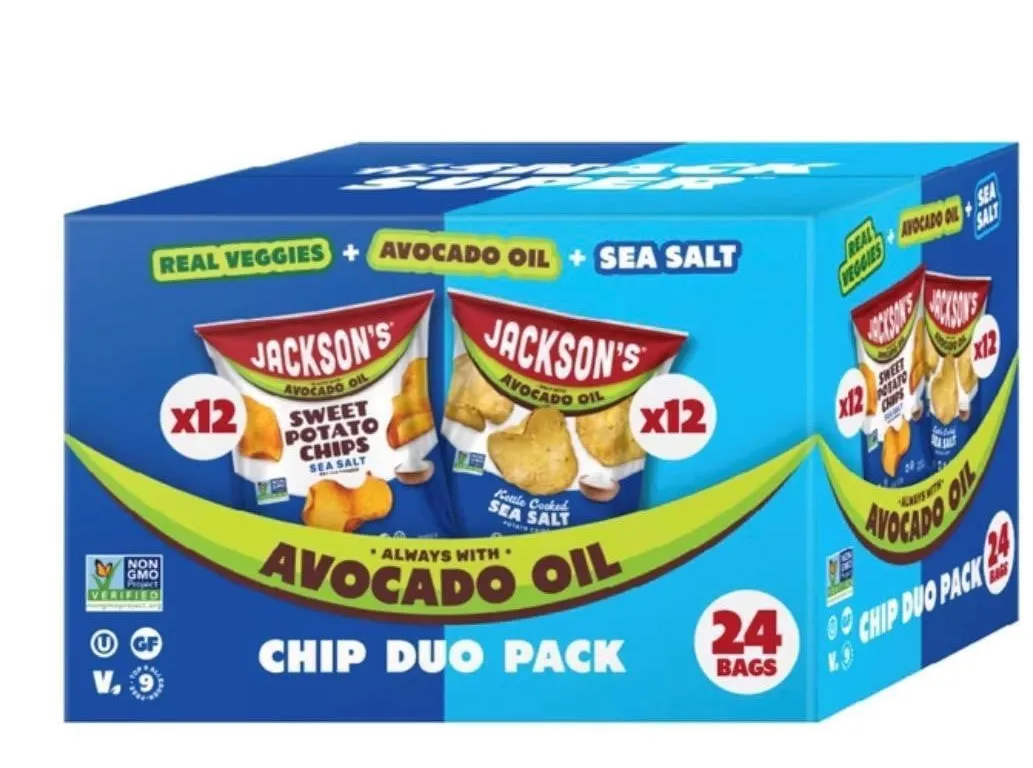 Jacksons Sea Salt Chips 24ct
