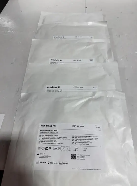 Medela Invia 087.6303 White Foam Dressing 5pk