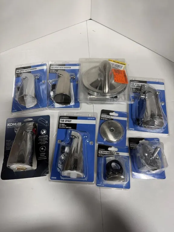Mixed Lot Of Everbilt Kohler Plumbing Hardware