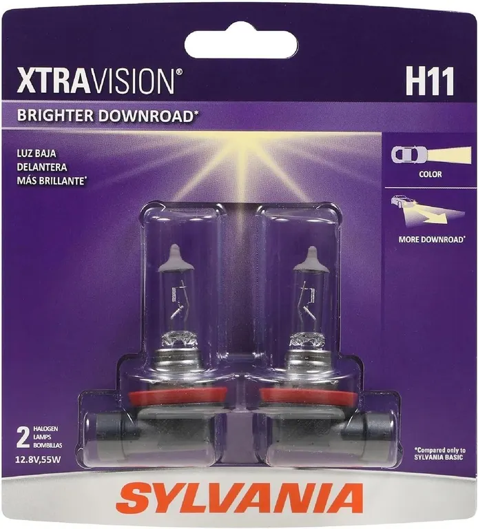 Sylvania H11 XtraVision Halogen Bulb 2pk
