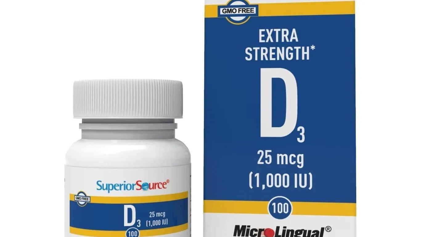 Superior Source Vitamin D3 1000 IU 100ct