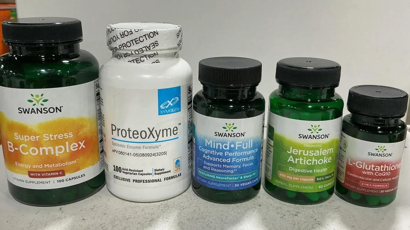 Mixed Lot Of Swanson Xymogen Health Supplements