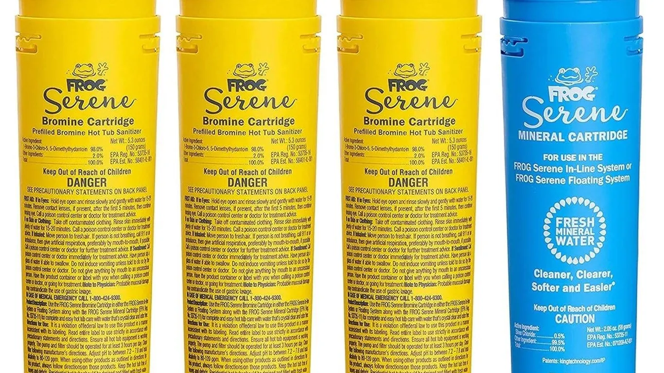 Frog Serene Mineral Bromine Hot Tub Cartridge Kit