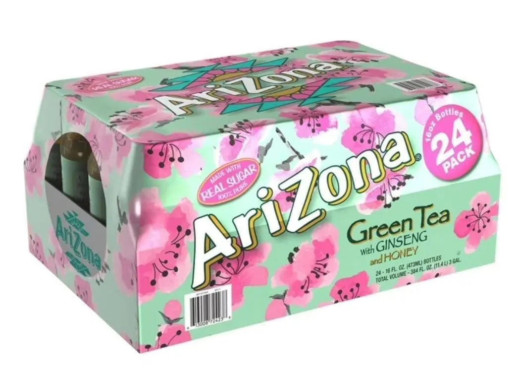 Arizona Green Tea with Ginseng and Honey 16oz 24pk