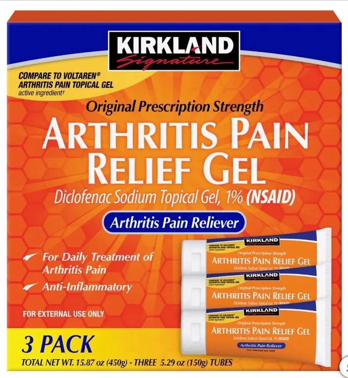 Voltaren Arthritis Relief Diclofenac Gel 3pk...