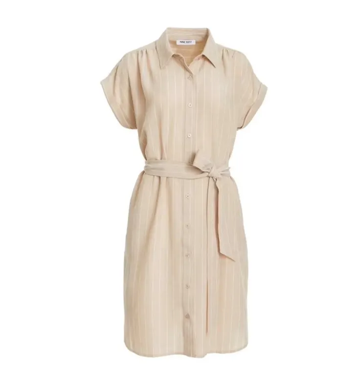 Nine West Womens Shirt Dress Medium