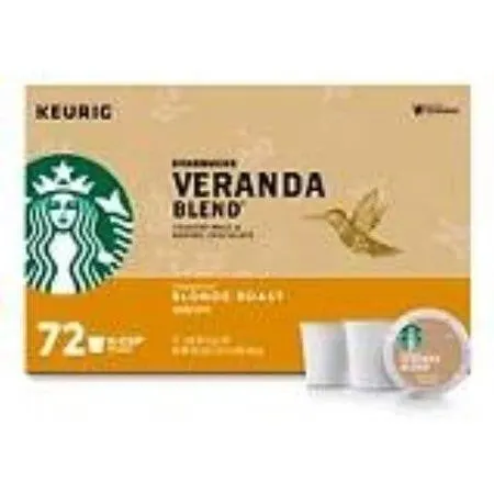 Starbucks Veranda Blend Light Roast 72ct K-Cups