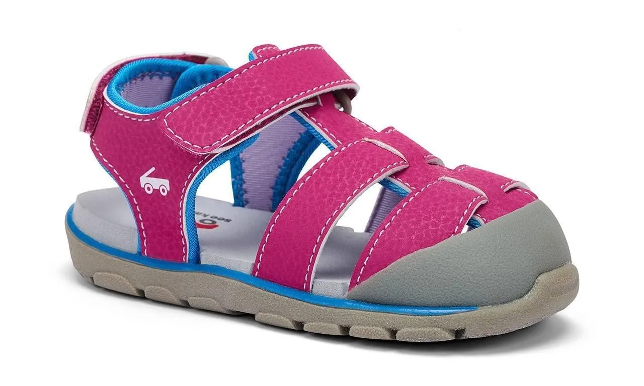 See Kai Run Wilder Sandals Berry Size 3 Little Kid